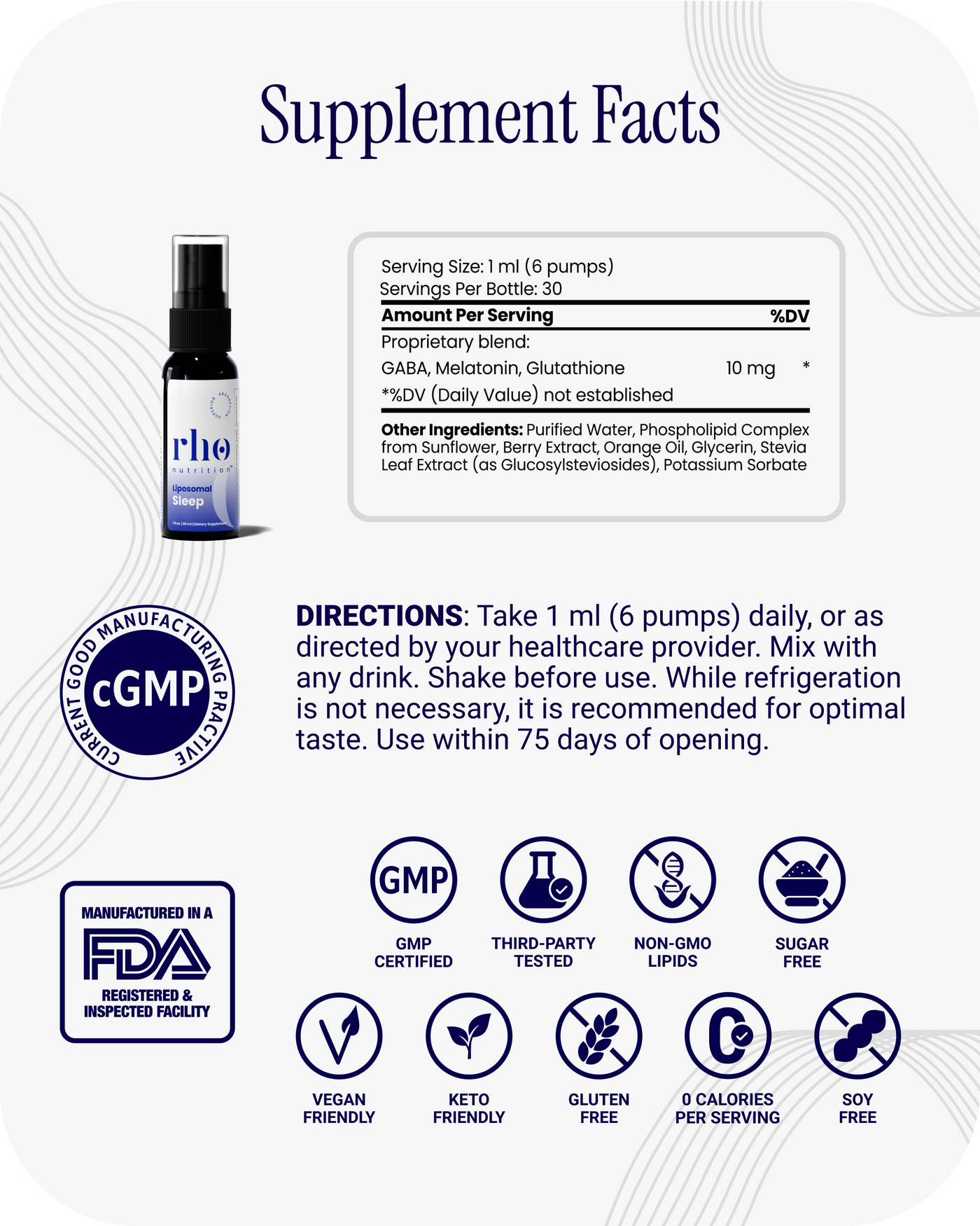 Liposomal Sleep Formula