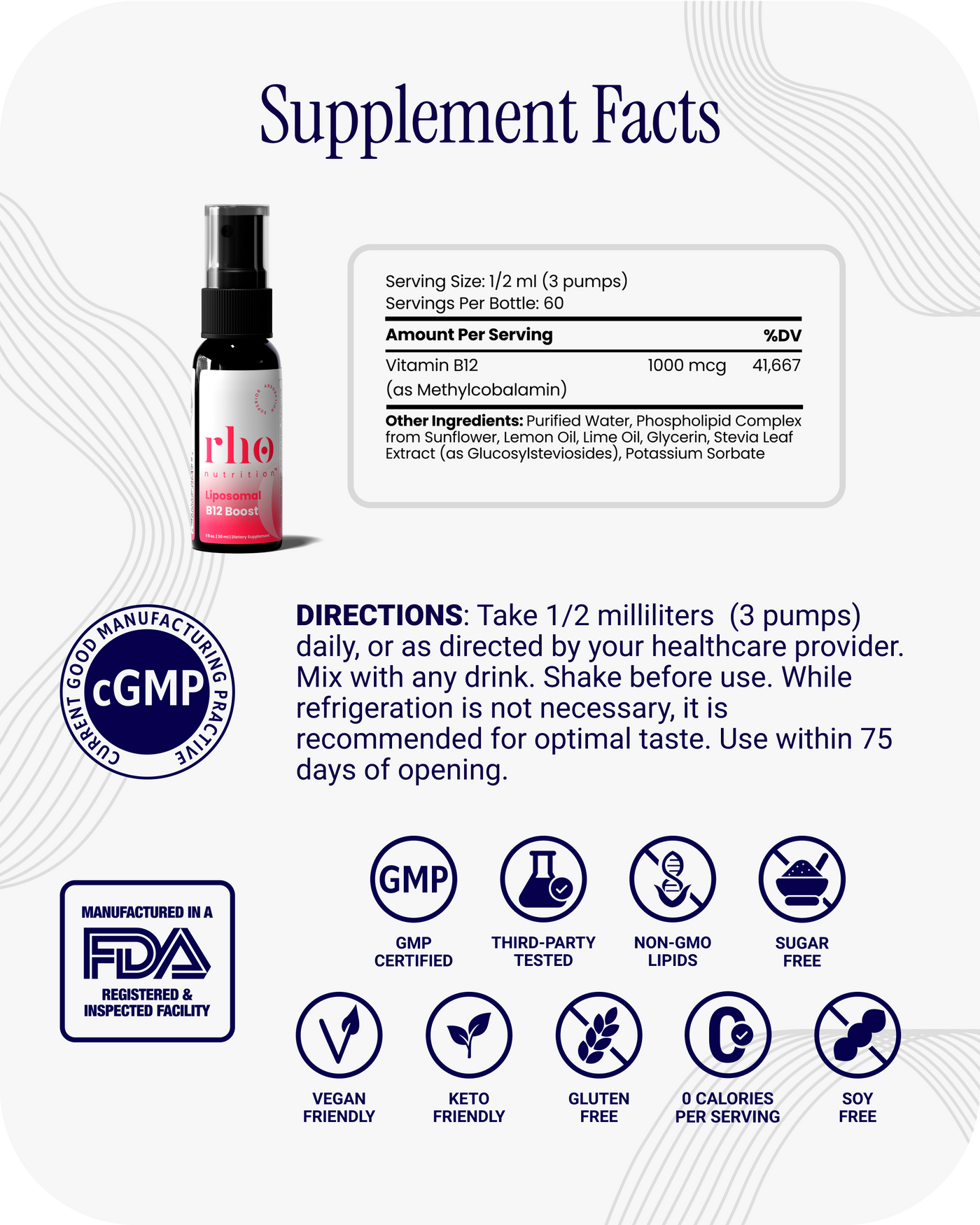 Liposomal Methyl B12