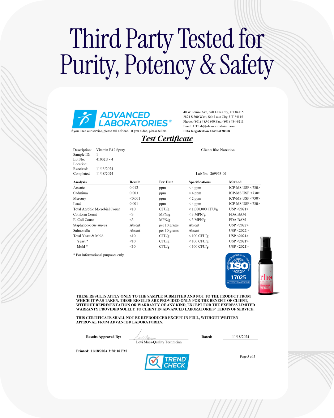 Liposomal Methyl B12